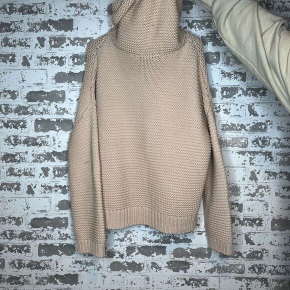 Zara | women knitted cowl turtleneck sweater - Picture 9 of 10